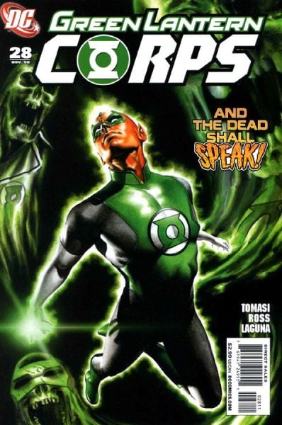 GREEN LANTERN CORPS #28 (2008) RODOLFO MIGLIARI COVER