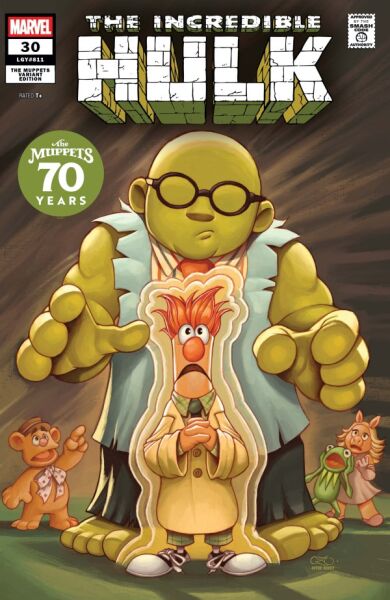 INCREDIBLE HULK #30 CHRISSIE ZULLO UMINGA MUPPETS VARIANT