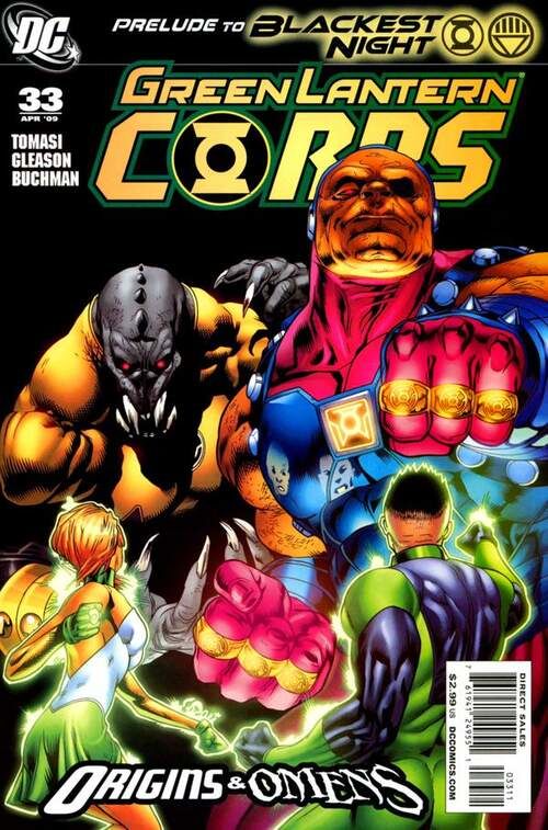 GREEN LANTERN CORPS #33 (2009) PATRICK GLEASON COVER