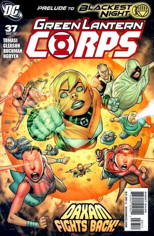 GREEN LANTERN CORPS #37 (2009) PATRICK GLEASON COVER