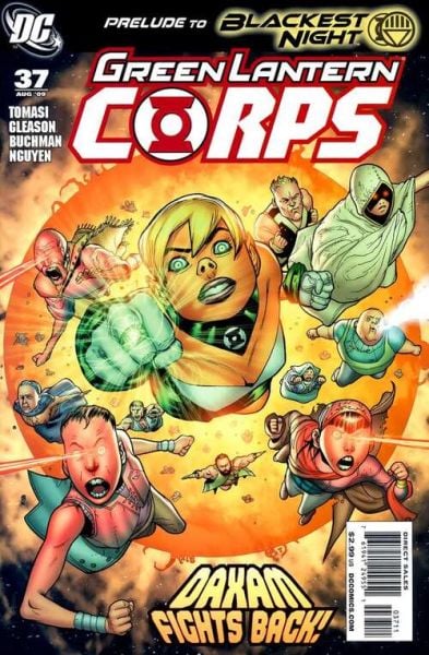 GREEN LANTERN CORPS #37 (2009) PATRICK GLEASON COVER