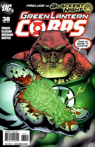 GREEN LANTERN CORPS #38 (2009) PATRICK GLEASON COVER