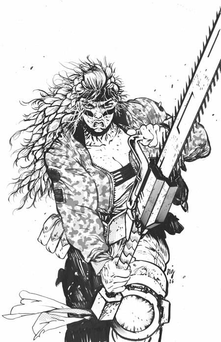 CHAINKATA #2 CVR D DANIEL WARREN JOHNSON RAW ART VAR - PRE ORDER