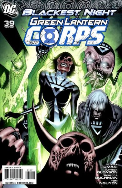 GREEN LANTERN CORPS #39 (2009) PATRICK GLEASON COVER