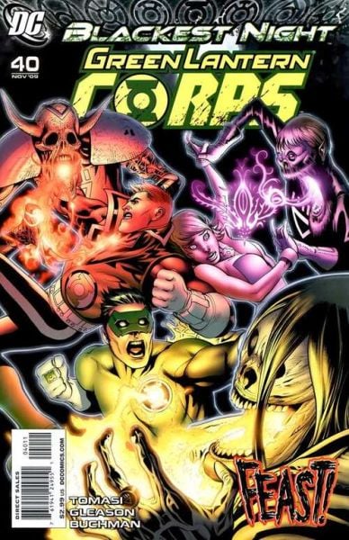 GREEN LANTERN CORPS #40 (2009) PATRICK GLEASON COVER
