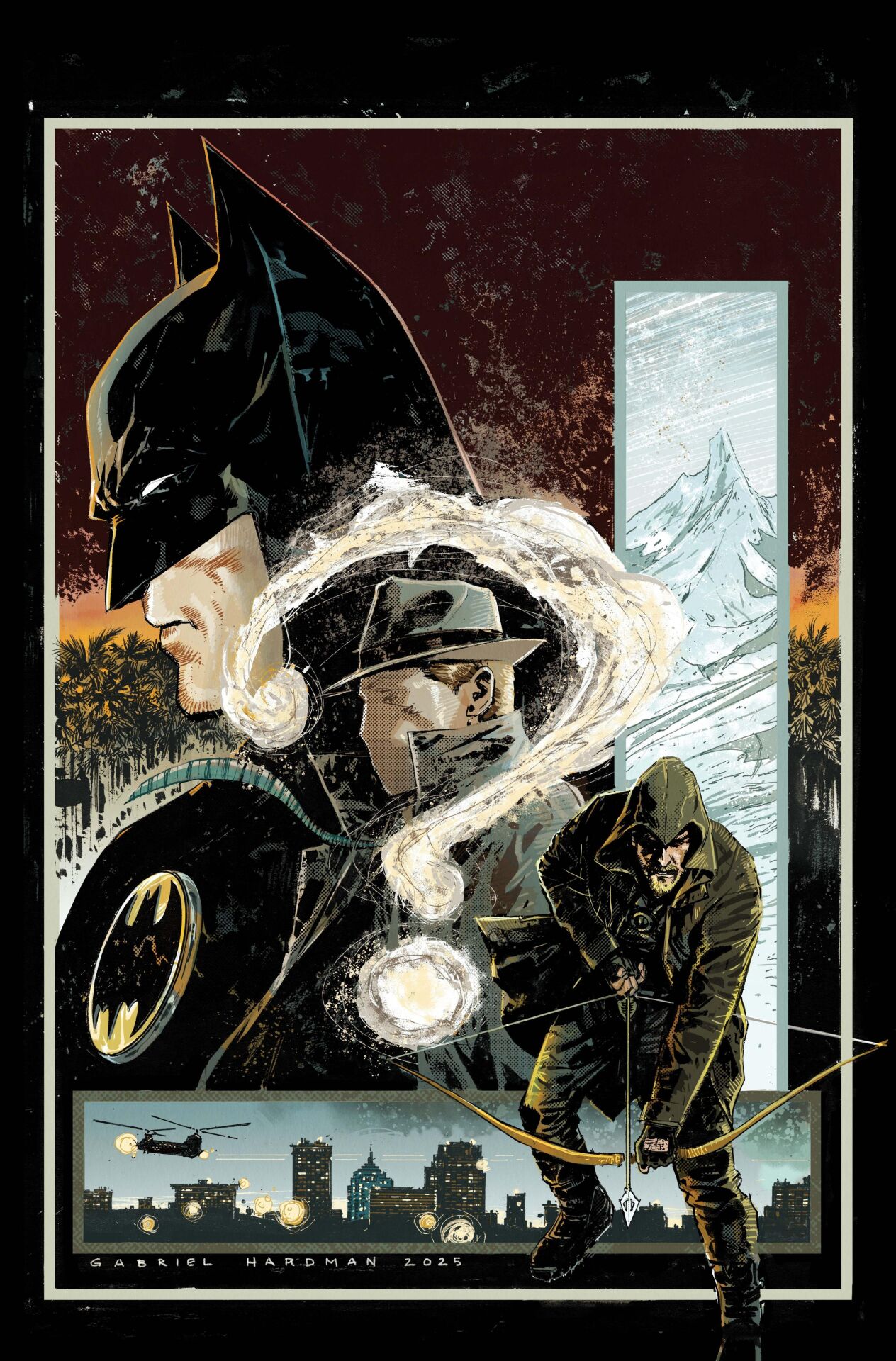 BATMAN GREEN ARROW THE QUESTION ARCADIA #1 (OF 4) CVR A GABRIEL HARDMAN