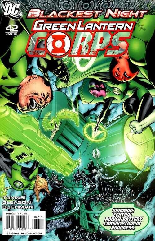 GREEN LANTERN CORPS #42 (2009) PATRICK GLEASON COVER