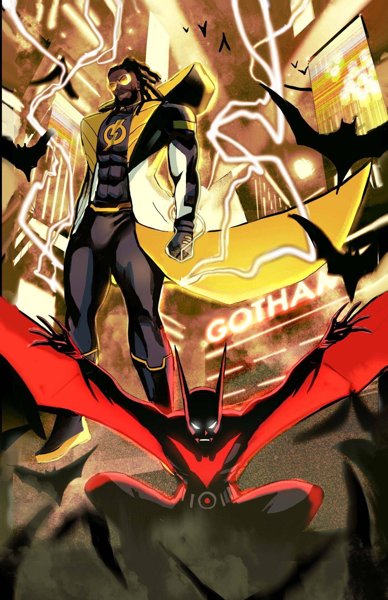 BATMAN STATIC BEYOND #1 (OF 6) CVR A NIKOLAS DRAPER-IVEY