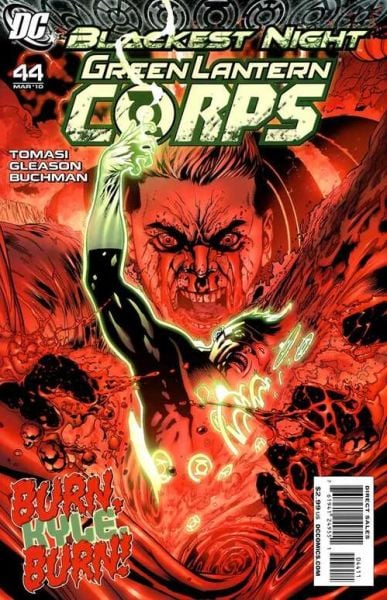 GREEN LANTERN CORPS #44 (2010) PATRICK GLEASON COVER