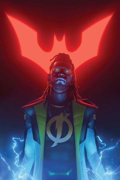 BATMAN STATIC BEYOND #1 (OF 6) CVR C RAHZZAH CARD STOCK VAR