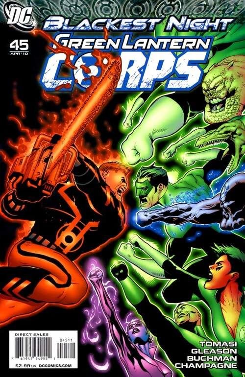 GREEN LANTERN CORPS #45 (2010) PATRICK GLEASON COVER