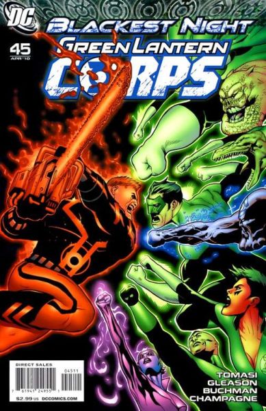 GREEN LANTERN CORPS #45 (2010) PATRICK GLEASON COVER