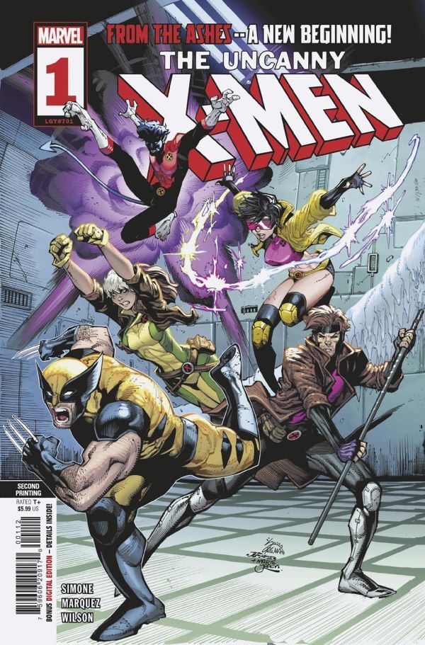 Uncanny X-Men #1 2nd Printing Ryan Stegman Connecting