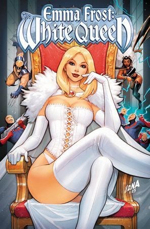 EMMA FROST THE WHITE QUEEN ALL HAIL THE QUEEN TP DAVID NAKAYAMA COVER