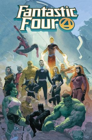FANTASTIC FOUR BY DAN SLOTT OMNIBUS VOL 1 ESAD RIBIC COVER