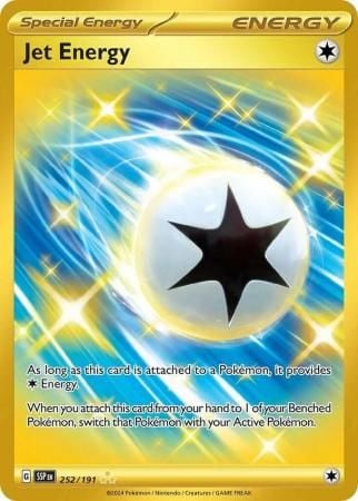 Jet Energy - 252/191 - Gold Secret Rare Scarlet & Violet: Surging Sparks Singles