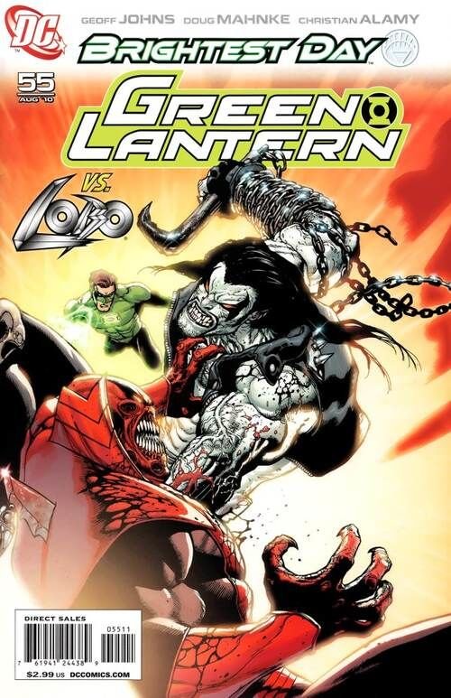 GREEN LANTERN #55 (2010) DOUG MAHNKE COVER