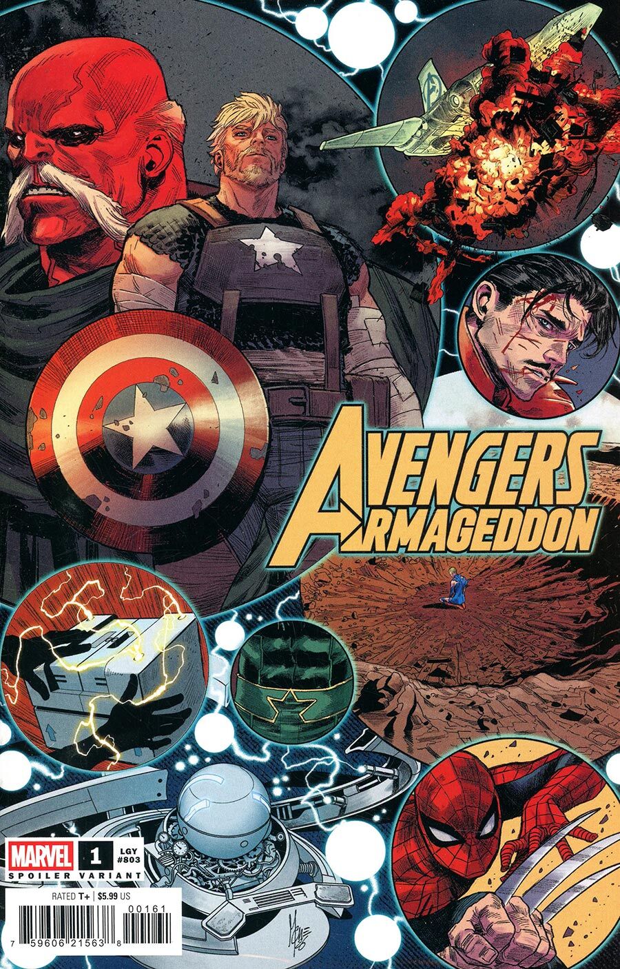 AVENGERS: ARMAGEDDON #1 MARCO CHECCHETTO SPOILER VARIANT
