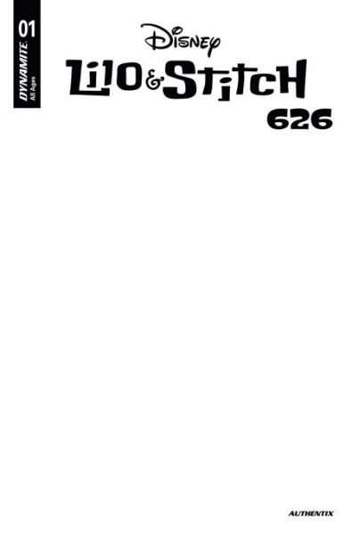 LILO AND STITCH 626 #1 CVR B BLANK AUTHENTIX VAR - PRE-ORDER