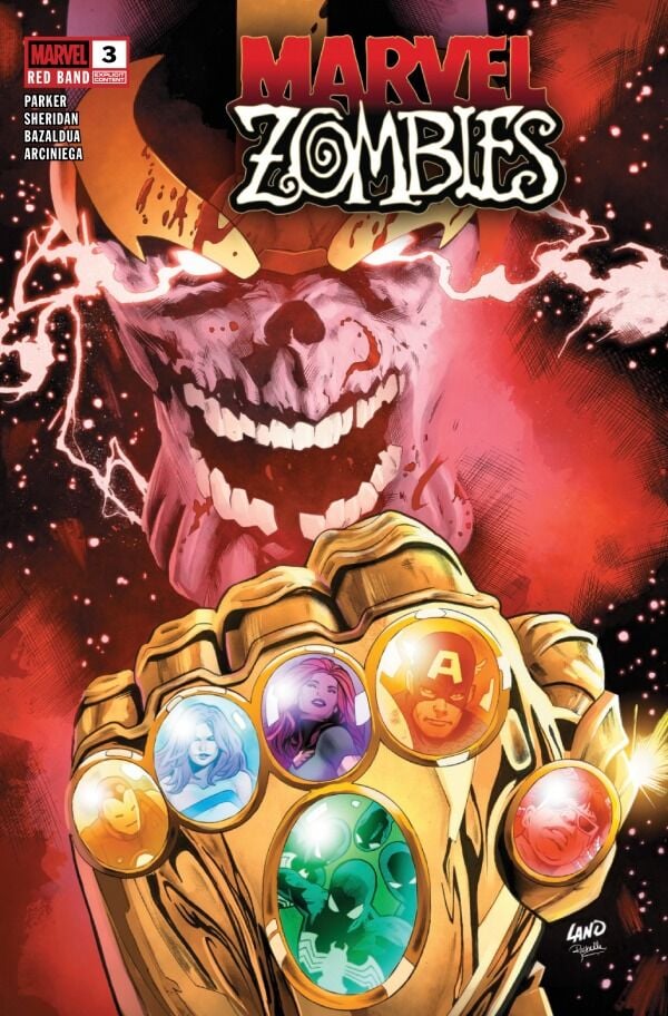 MARVEL ZOMBIES: RED BAND #3 GREG LAND COVER