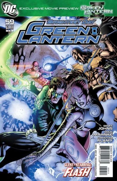 GREEN LANTERN #59 (2010) DOUG MAHNKE COVER