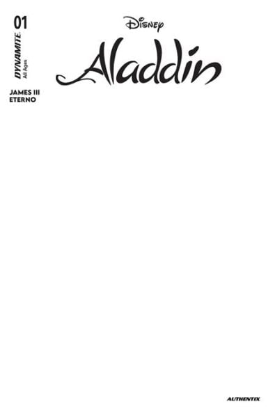 ALADDIN #1 CVR E BLANK AUTHENTIX VAR - PRE-ORDER