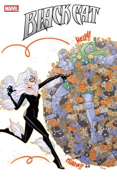 BLACK CAT #8 MARGUERITE SAUVAGE DOOM HERITAGE VARIANT - PRE-ORDER