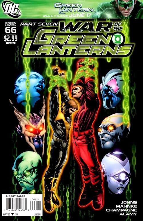 GREEN LANTERN #66 (2011) MIGUEL SEPULVEDA COVER