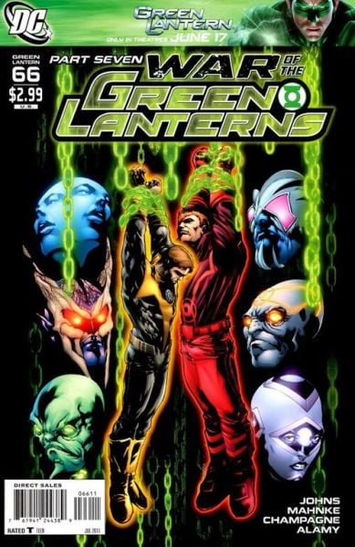 GREEN LANTERN #66 (2011) MIGUEL SEPULVEDA COVER