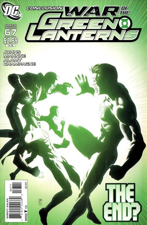 GREEN LANTERN #67 (2011) DOUG MAHNKE COVER