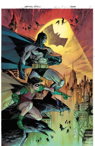 BATMAN & ROBIN YEAR ONE DYNAMIC DUOS #1 (OF 12) CVR B MARC SILVESTRI CARD STOCK VAR - PRE ORDER