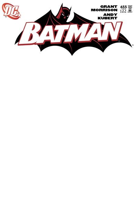 BATMAN #655 FACSIMILE EDITION CVR D BLANK VAR