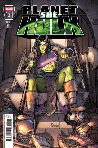PLANET SHE-HULK #1 AARON KUDER COVER