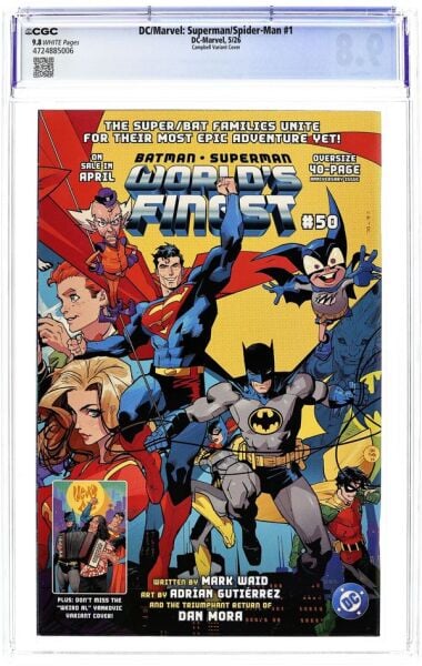DC/MARVEL: SUPERMAN/SPIDER-MAN #1N J. SCOTT CAMPBELL VARIANT - CGC 9.8 - PREORDER