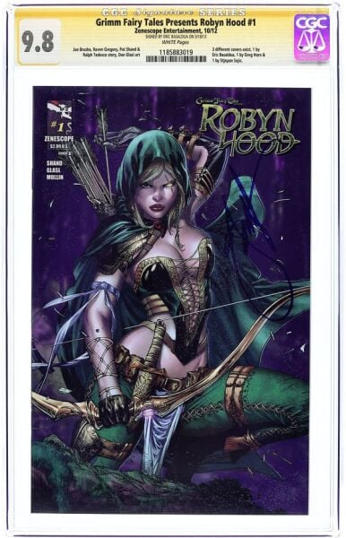 GRIMM FAIRY TALES PRESENTS ROBYN HOOD #1A ERIC BASALDUA SIGNED CGC SS 9.8 (2012) - CGC S.S 9.8 - PREORDER
