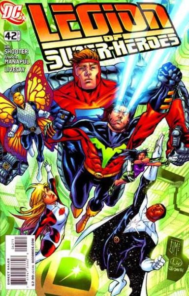 LEGION OF SUPER-HEROES #42 (2008) FRANCIS MANAPUL COVER