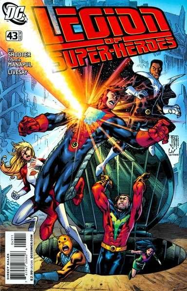 LEGION OF SUPER-HEROES #43 (2008) FRANCIS MANAPUL COVER
