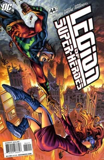 LEGION OF SUPER-HEROES #44 (2008) FRANCIS MANAPUL COVER