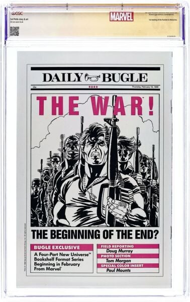 PUNISHER WAR JOURNAL #6 JIM LEE SIGNED CGC SS 9.6 (1989 - CGC S.S. 9.6 - PREORDER