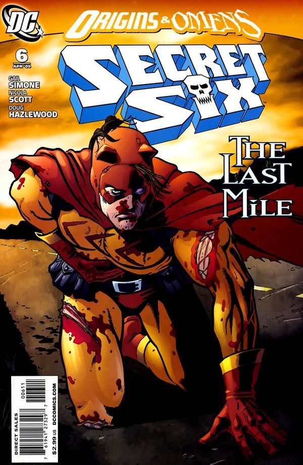 SECRET SIX #6 (2009) ANDREW ROBINSON COVER