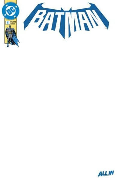 BATMAN #1 CVR K BLANK CARD STOCK VAR