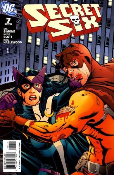SECRET SIX #7 (2009) NICOLA SCOTT COVER
