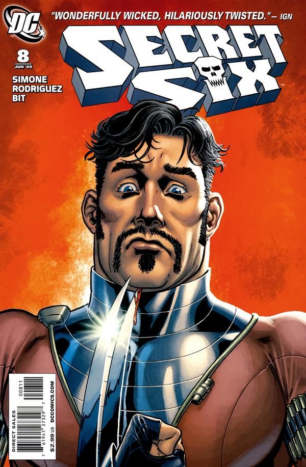 SECRET SIX #8 (2009) NICOLA SCOTT COVER