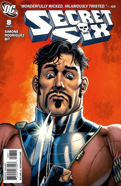 SECRET SIX #8 (2009) NICOLA SCOTT COVER