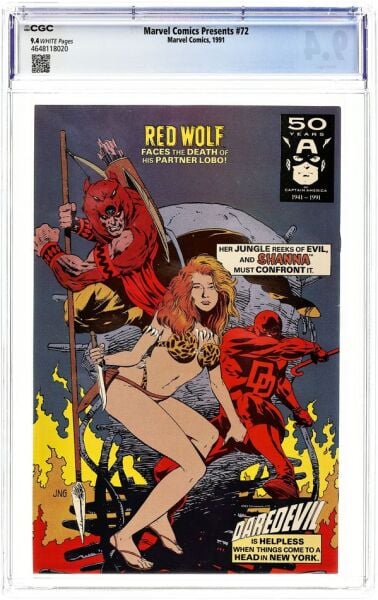 MARVEL COMICS PRESENTS #72D WEAPON X PROLOGUE CGC 9.4 (1991) - CGC 9.4 - PREORDER