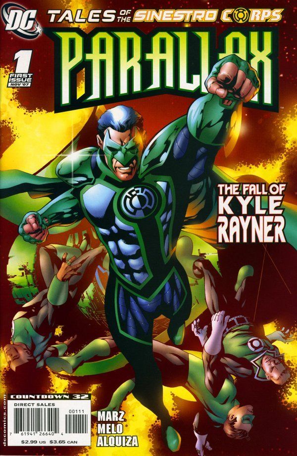 TALES OF THE SINBESTRO CORPS PRESENTS: PARALLAX #1 (2007) MIKE MCKONE COVER
