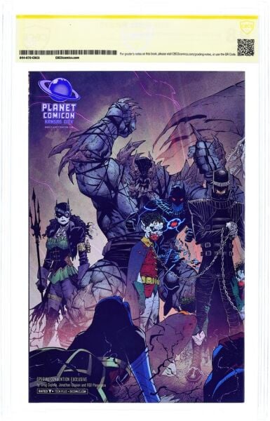 DARK NIGHTS: METAL #5 PLANET COMICON EXCLUSIVE CBCS 9.8 SCOTT SNYDER & GREG CAPULLO DOUBLE SIGNED - CBCS 9.8 - PREORDER