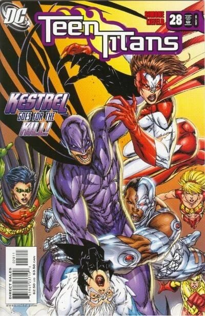 TEEN TITANS #28 (2005) ROB LIEFELD COVER