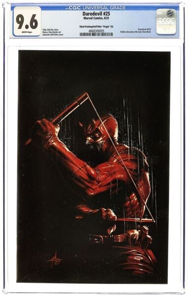 DAREDEVIL #25 GABRIELE DELL’OTTO UNKNOWN VIRGIN VARIANT 3RD PRINTING CGC 9.6 - CGC 9.6 - PREORDER