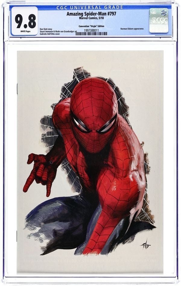 AMAZING SPIDER-MAN #797 FAN EXPO EXCLUSIVE GABRIELE DELL OTTO VIRGIN VARIANT CGC 9.8